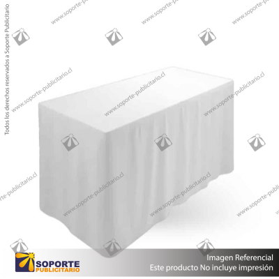 MANTEL POLIESTER PARA MESA RECTANGULAR 180CM