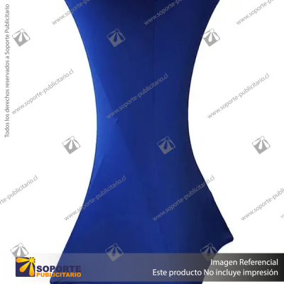 MANTEL SPANDEX MESA BAR/COCTEL REDONDA COLORES