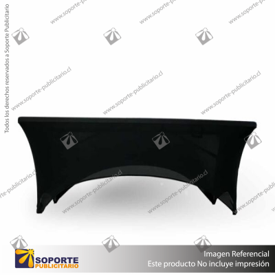 MANTEL SPANDEX PARA MESA RECTANGULAR 240X75X74CM