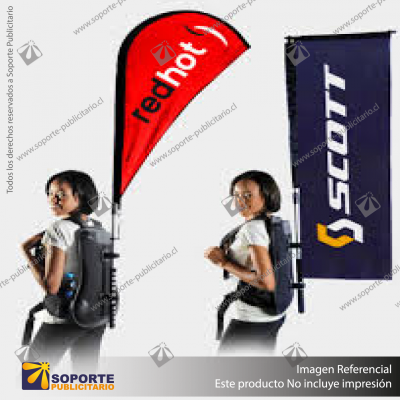 MASTIL CURVO VELA PRO 110*50 CMS PARA BANDERA PUBLICITARIA (C70)