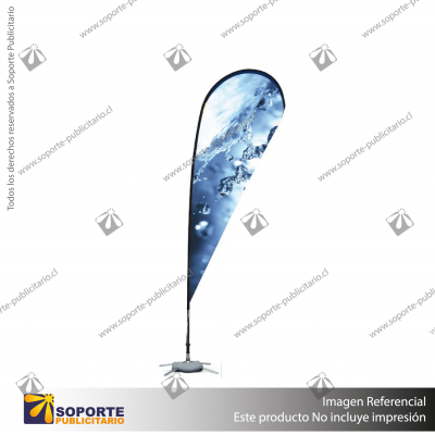 MASTIL CURVO VELA PRO 110*50 CMS PARA BANDERA PUBLICITARIA (C70)