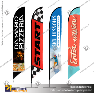 MASTIL CURVO VELA PRO 160*60 CMS PARA BANDERA PUBLICITARIA (C50)