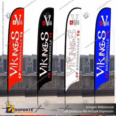 MASTIL CURVO VELA PRO 160*60 CMS PARA BANDERA PUBLICITARIA (C50)