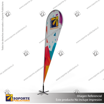 MASTIL CURVO VELA PRO 220*70 CMS (280 CMS) PARA BANDERA PUBLICITARIA (C40)