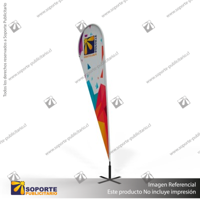 MASTIL CURVO VELA PRO 220*70 CMS (280 CMS) PARA BANDERA PUBLICITARIA (C40)