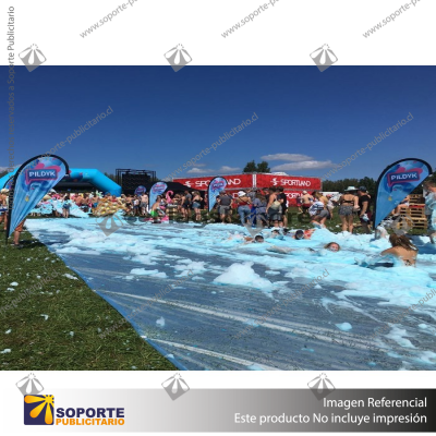 MASTIL CURVO VELA PRO 220*70 CMS (280 CMS) PARA BANDERA PUBLICITARIA (C40)