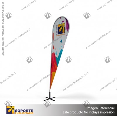 MASTIL CURVO VELA PRO 220*70 CMS (280 CMS) PARA BANDERA PUBLICITARIA (C40)