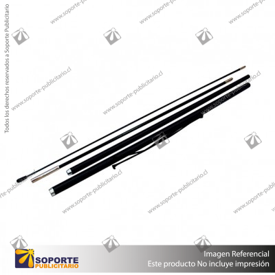 MASTIL CURVO VELA PRO 220*70 CMS (280 CMS) PARA BANDERA PUBLICITARIA (C40)
