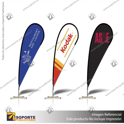 MASTIL CURVO VELA PRO 220*70 CMS (280 CMS) PARA BANDERA PUBLICITARIA (C40)