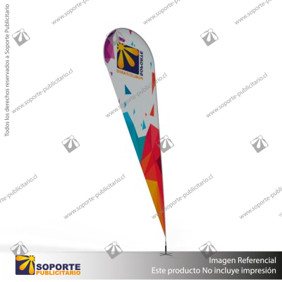 MASTIL CURVO VELA PRO 520*100 CMS (550 CMS) PARA BANDERA PUBLICITARIA (C25)
