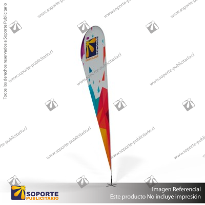 MASTIL CURVO VELA PRO 520*100 CMS (550 CMS) PARA BANDERA PUBLICITARIA (C25)