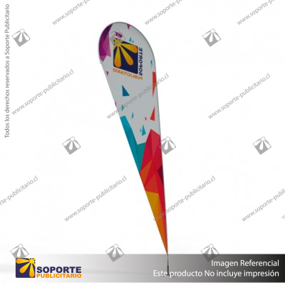 MASTIL CURVO VELA PRO 520*100 CMS (550 CMS) PARA BANDERA PUBLICITARIA (C25)