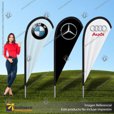 MASTIL GOTA PRO 160*60 CMS PARA BANDERA PUBLICITARIA (C50)