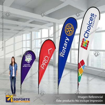 MASTIL GOTA PRO 320*80 CMS (340 CMS) PARA BANDERA PUBLICITARIA (C30)