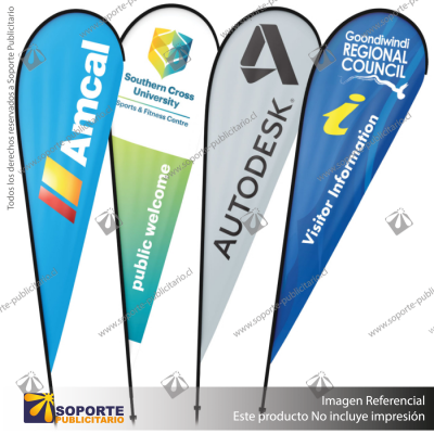 MASTIL GOTA PRO 320*80 CMS (340 CMS) PARA BANDERA PUBLICITARIA (C30)