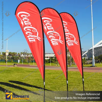 MASTIL GOTA PRO 420*90 CMS (440 CMS) PARA BANDERA PUBLICITARIA (C40)