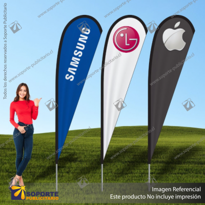 MASTIL GOTA PRO 420*90 CMS (440 CMS) PARA BANDERA PUBLICITARIA (C40)