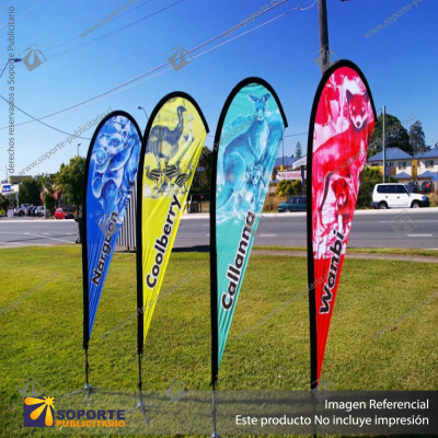 MASTIL GOTA PRO 420*90 CMS (440 CMS) PARA BANDERA PUBLICITARIA (C40)