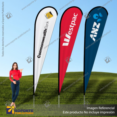 MASTIL GOTA PRO 520*100 CMS (550 CMS) PARA BANDERA PUBLICITARIA (C25)