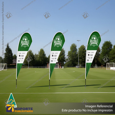 MASTIL GOTA PRO 520*100 CMS (550 CMS) PARA BANDERA PUBLICITARIA (C25)