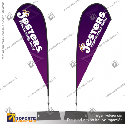MASTIL GOTA PRO 520*100 CMS (550 CMS) PARA BANDERA PUBLICITARIA (C25)