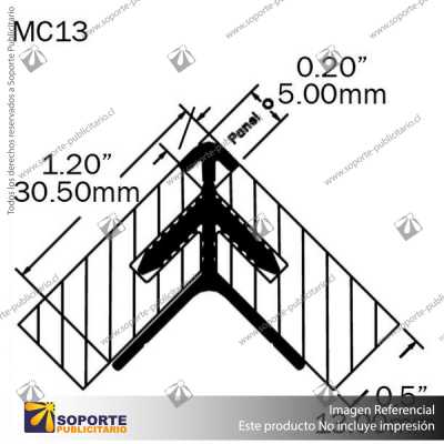 MC13 - ROUND CORNER JOIN PROFILES - CLEARANCE