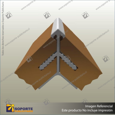 MC16 - ROUND & SQUARE CORNER JOIN PROFILES - 2.4M CLEARANCE - ANODISED-ROUND - 2.44M