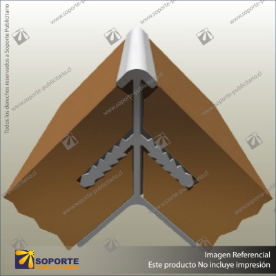 MC18 - ROUND & SQUARE CORNER JOIN PROFILES - MILL FINISH-ROUND - 5METERS