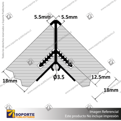 MC18X - CORNER JOINERY FOR SLATWALL PANELS