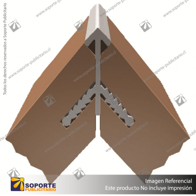 MC90 - ROUND & SQUARE CORNER JOIN PROFILES - MILL FINISH-ROUND - 5METERS