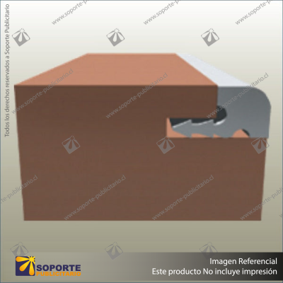 MCED - ROUND & SQUARE PANEL EDGING PROFILES - ANODISED-ROUND - 3.7METERS