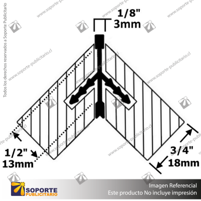 MCLN-CORN - LINEAR CORNER JOIN PROFILE