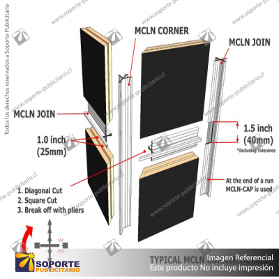 MCLN-CORN - LINEAR CORNER JOIN PROFILE