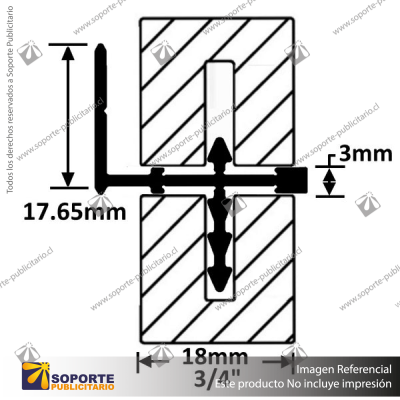 MCLN-WF-JOIN - LINEAR PANEL JOIN PROFILE WALL FIXING