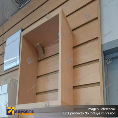 MDF OPEN DISPLAY BOX FOR PLANKWALL