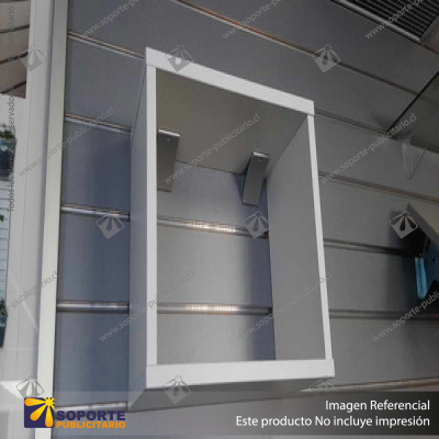 MDF OPEN DISPLAY BOX FOR PLANKWALL