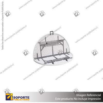 MESA PLEGABLE REDONDA 152 X 74CM