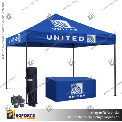 MESA PUBLICITARIA PLEGABLE TIPO MALETA 120*60*74 CMS