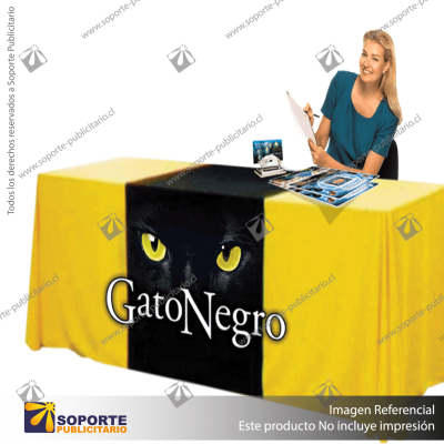 MESA PUBLICITARIA PLEGABLE TIPO MALETA 152*70*74 CMS