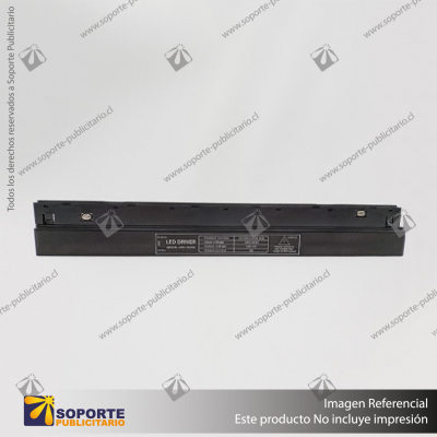 MG20 FUENTE DE PODER PARA RIEL MAGNETICO NEGRO 200W 48V