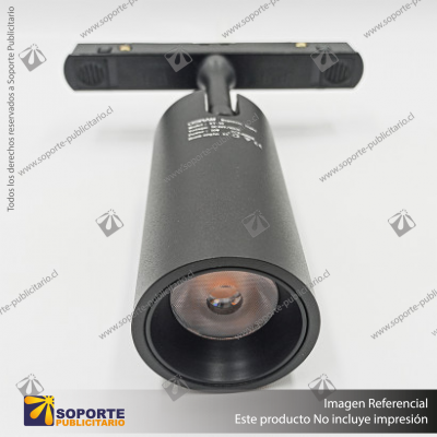 MG20 RIEL MAGNETICO TIPO H CUERPO NEGRO 3000MM