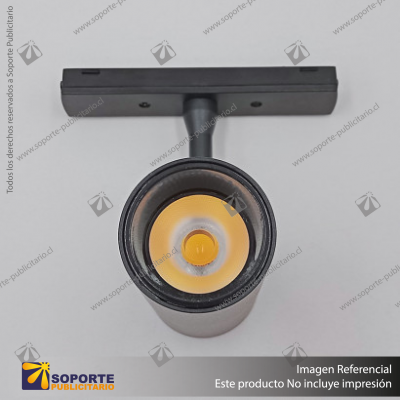 MG27 BERNA - FOCO TRACK LIGHT MAGNETICO NEGRO 6W 48V 4000K 24