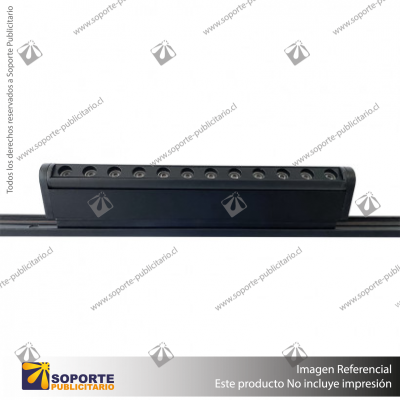 MG27 GINEBRA - LAMPARA PLEGABLE CUERPO NEGRO 12W CALIDO 3000K 48V