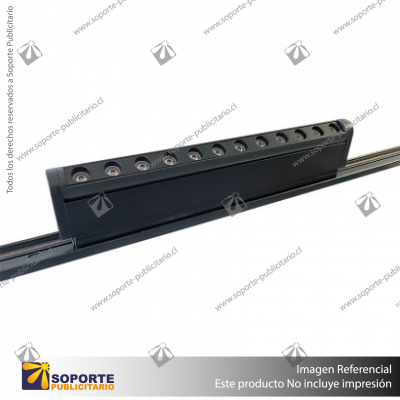 MG27 GINEBRA - LAMPARA PLEGABLE CUERPO NEGRO 12W CALIDO 3000K 48V