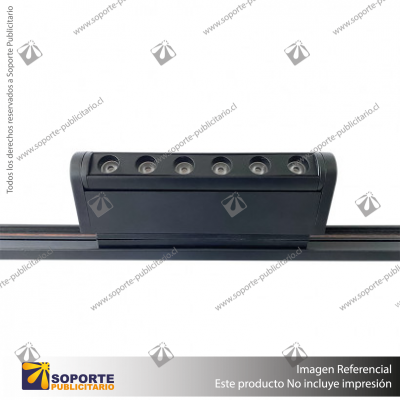 MG27 GINEBRA - LAMPARA PLEGABLE CUERPO NEGRO 6W CALIDO 3000K 48V