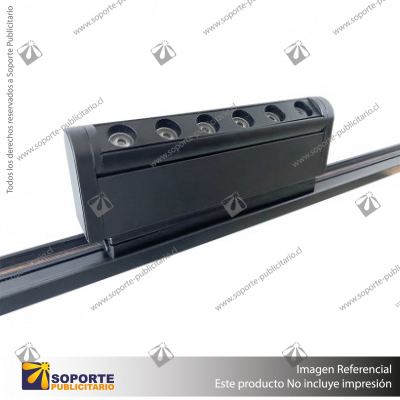 MG27 GINEBRA - LAMPARA PLEGABLE CUERPO NEGRO 6W CALIDO 3000K 48V