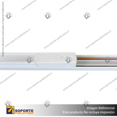 MG27 LUCERNA - LAMPARA LINEAL CUERPO BLANCO 10W 400MM CALIDO 3000K 48V 150O