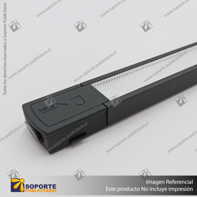 MG27 LUCERNA - LAMPARA LINEAL CUERPO NEGRO 20W 650MM CALIDO 3000K 48V 150O