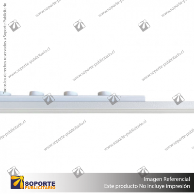MG27 LUGANO - LAMPARA REJILLA CUERPO BLANCO 12W 540MM CALIDO 3000K 48V