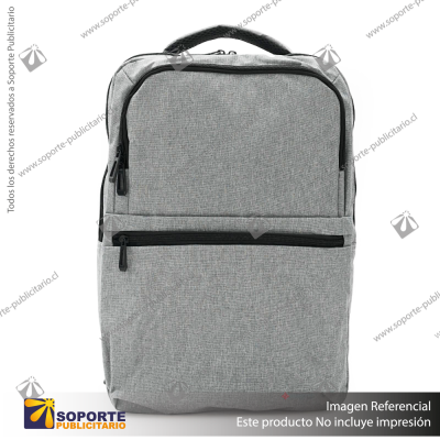 MOCHILA HESSE/GRIS CLARO/GRIS CLARO